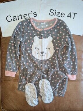 Carter's 4T Onesie Zipper Pajamas